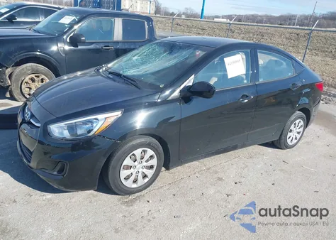 2016 Hyundai Accent Se из США, поврежденный, VIN KMHCT4AEXGU079911